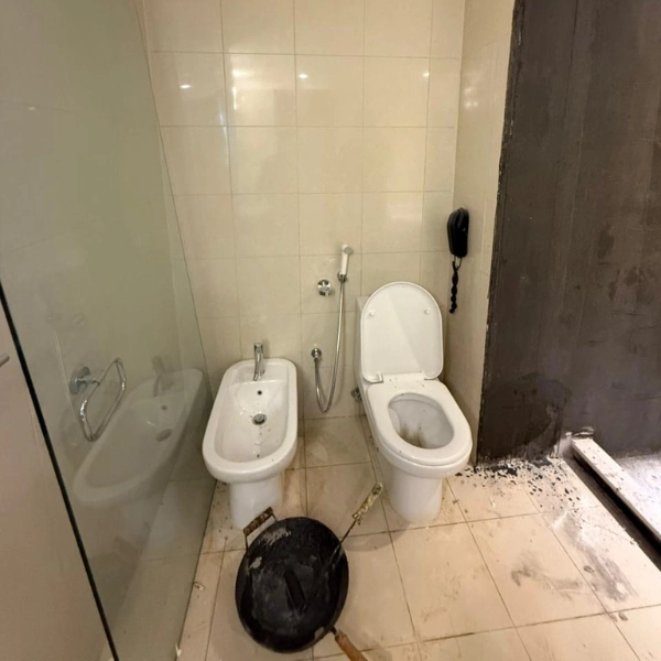 before washroom design